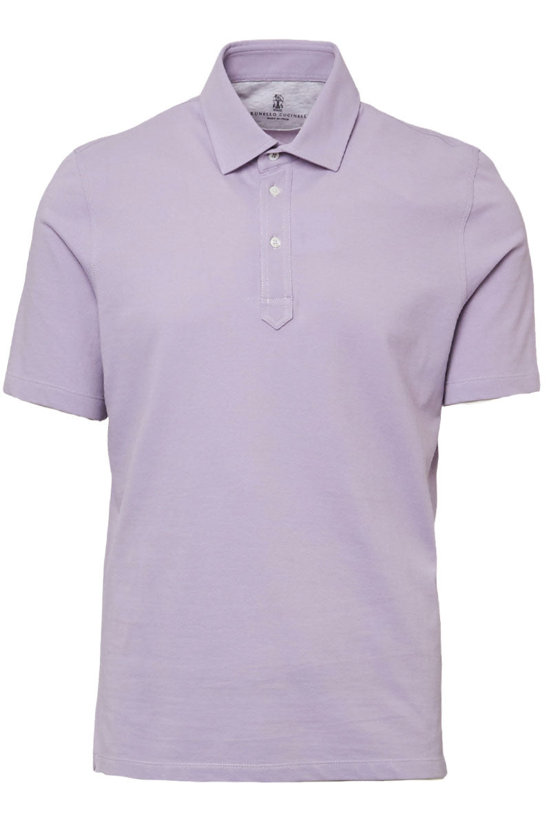 Pique Cotton Polo-Brunello Cucinelli-Boyds Philadelphia