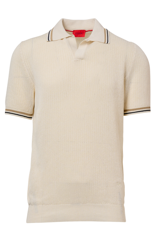 Tipped Johnny Collar Polo-ISAIA-Boyds Philadelphia