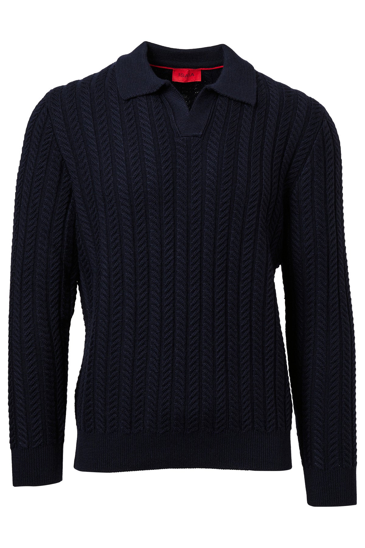 Open Collar L/S Polo