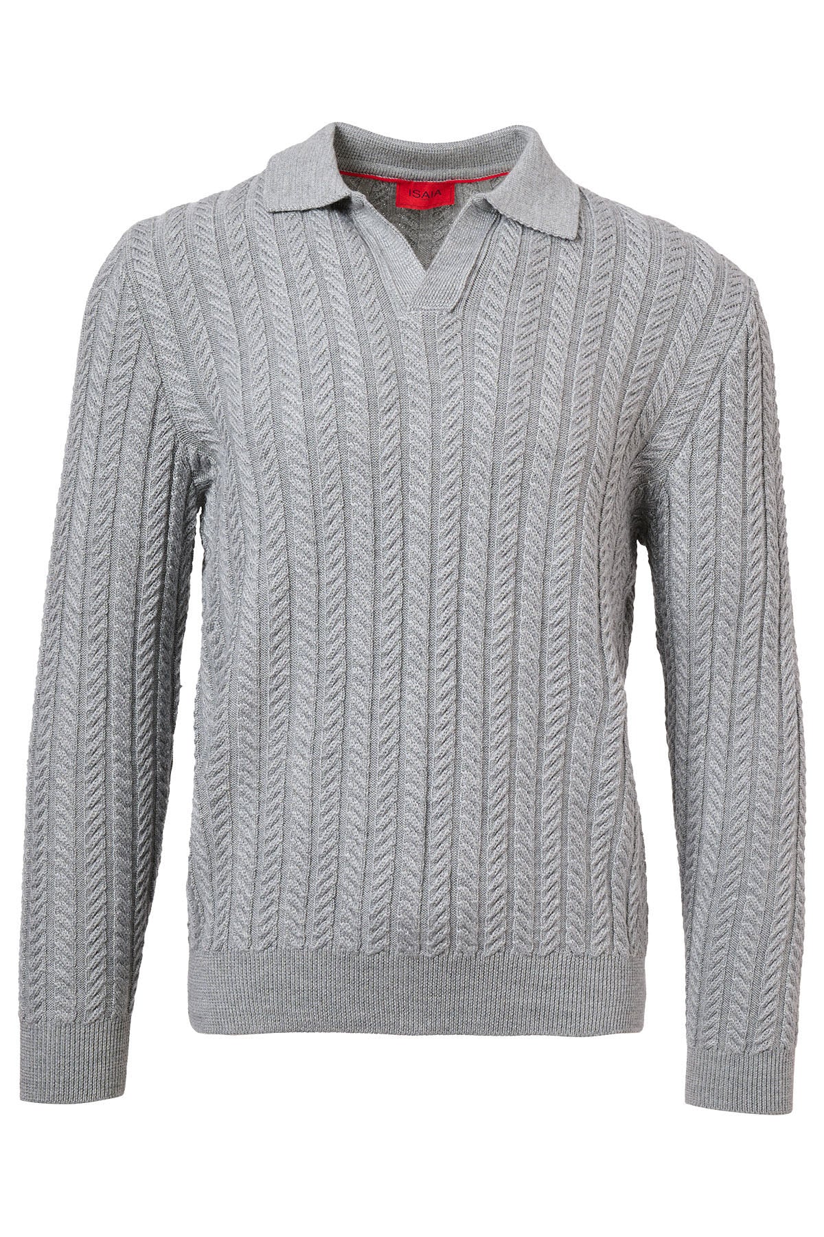 Open Collar L/S Polo