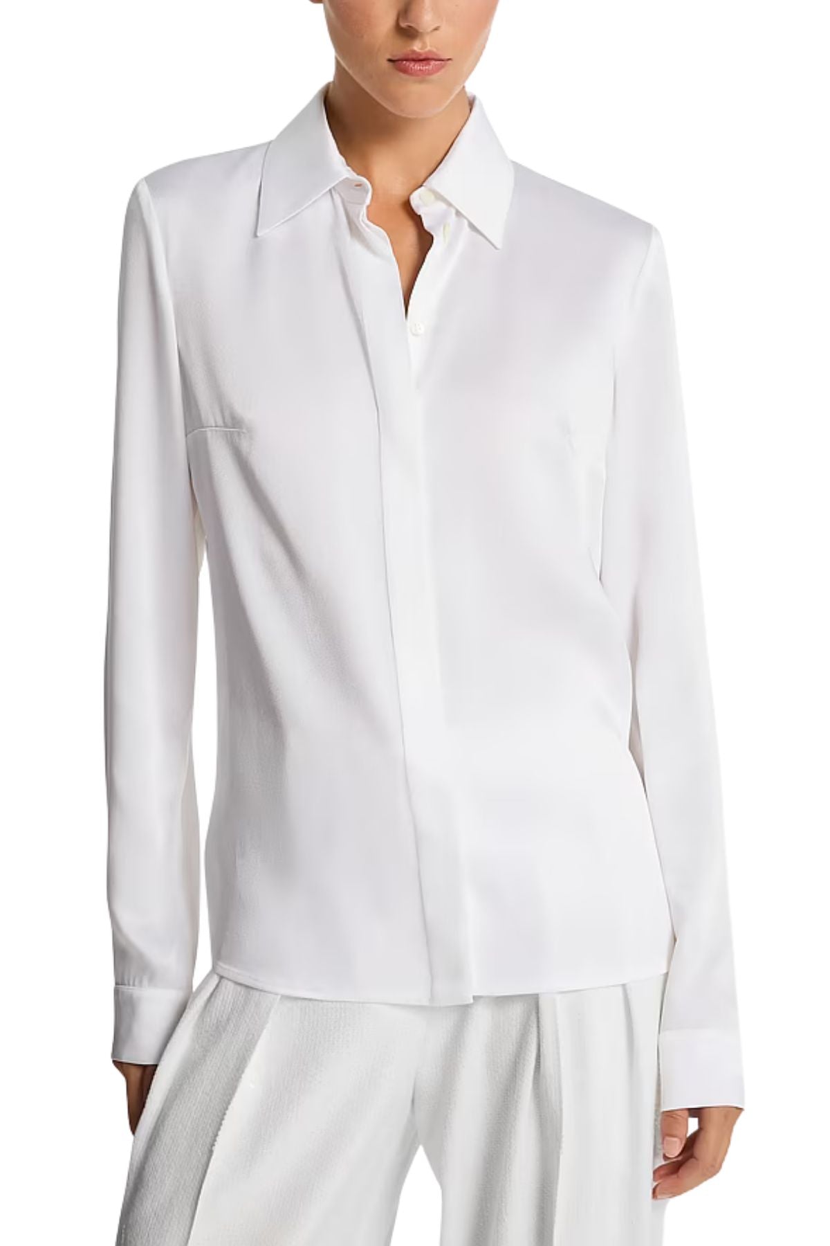 Hansen Charmeuse Shirt-Michael Kors Collection-Boyds Philadelphia