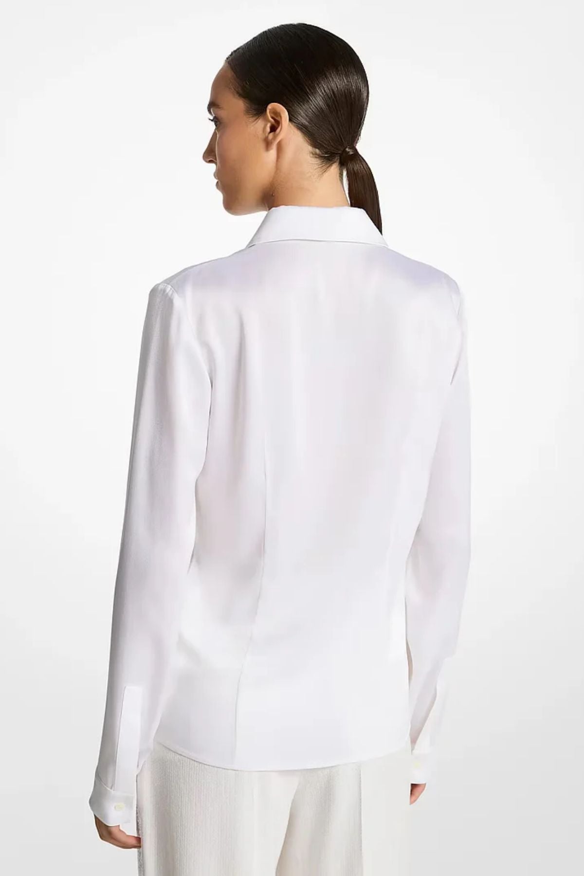 Hansen Charmeuse Shirt-Michael Kors Collection-Boyds Philadelphia