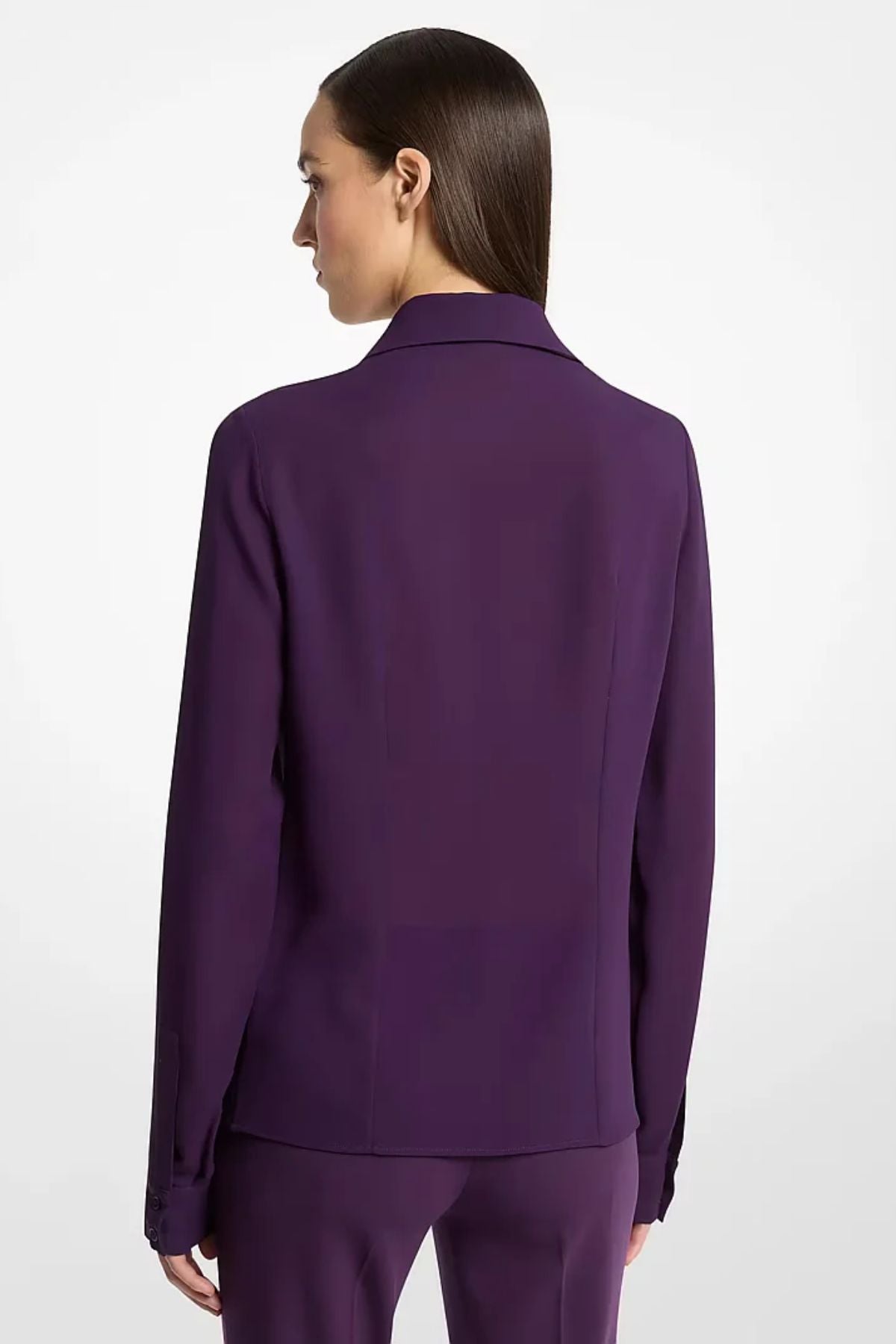 Hansen Silk Georgette Shirt-Michael Kors Collection-Boyds Philadelphia