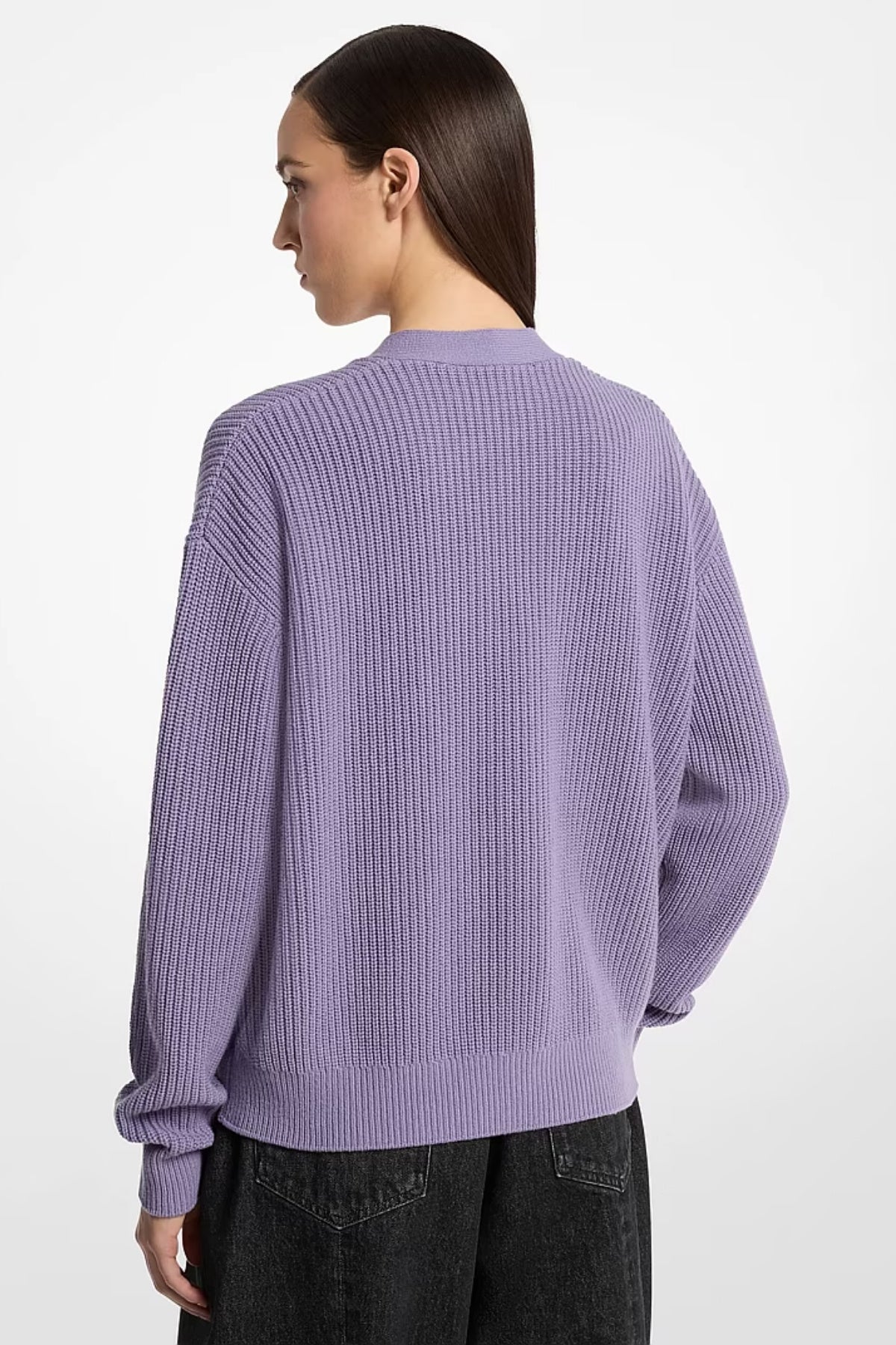 Ribbed Cashmere Cardigan-Michael Kors Collection-Boyds Philadelphia