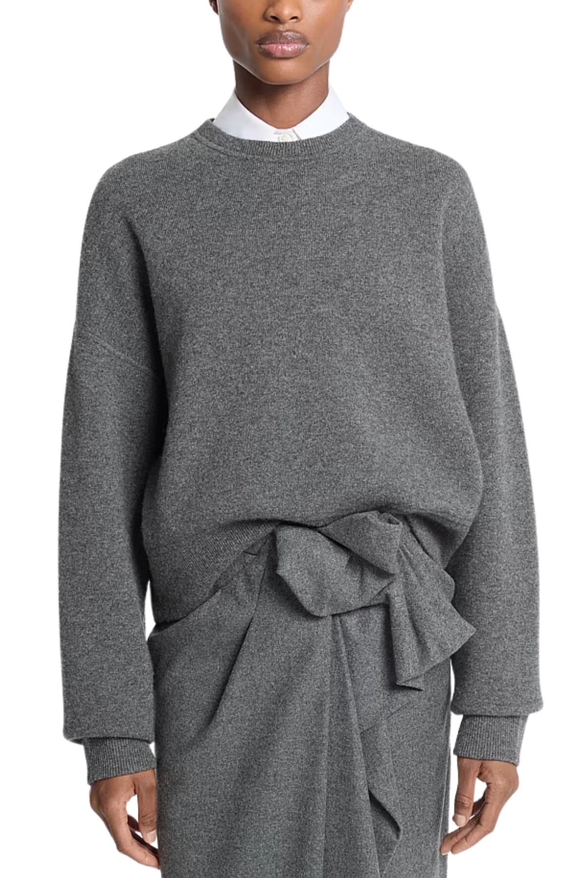 Drop Shoulder Cashmere Blend Sweater-Michael Kors Collection-Boyds Philadelphia
