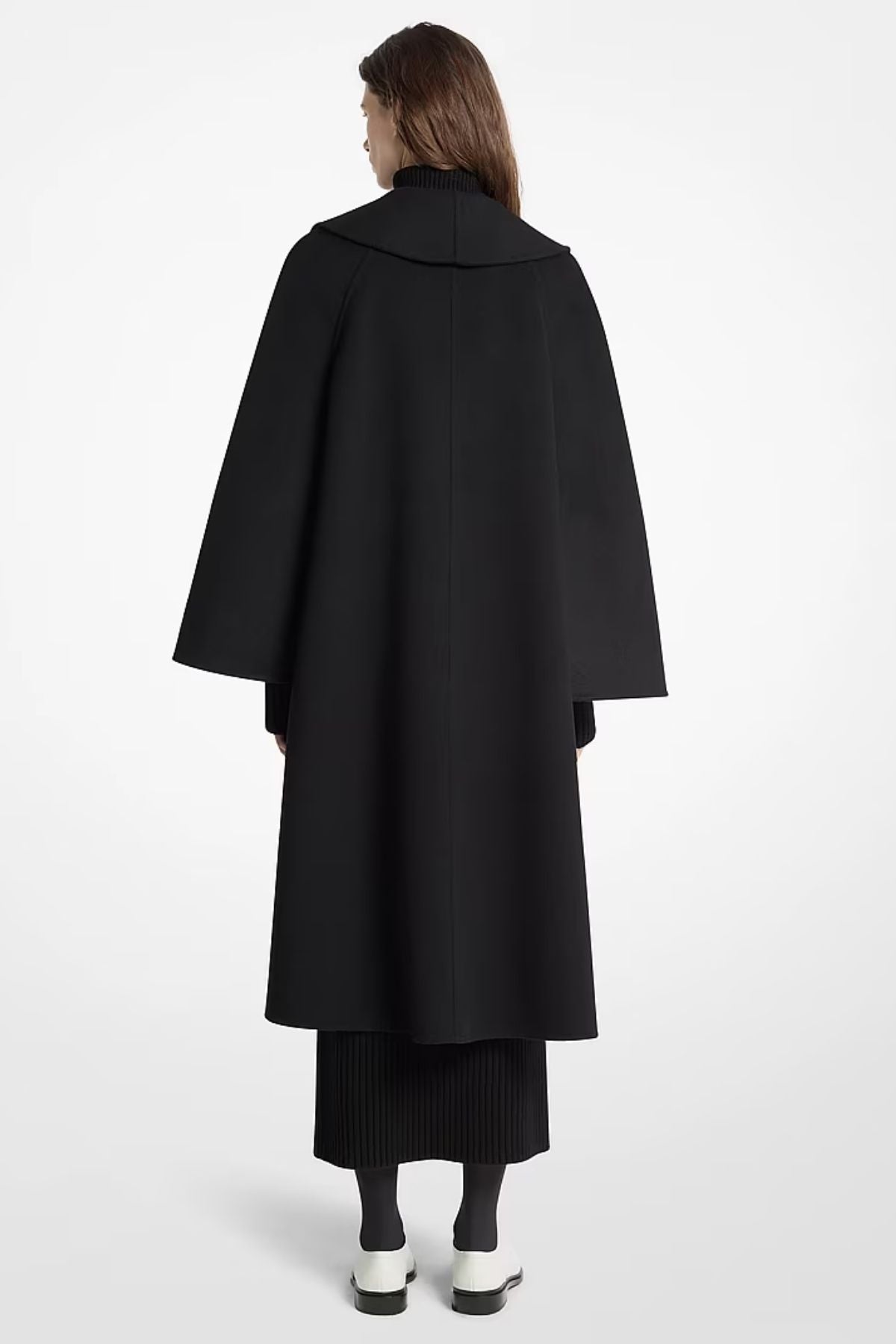 Double Faced Wool Melton Opera Clutch Coat-Michael Kors Collection-Boyds Philadelphia