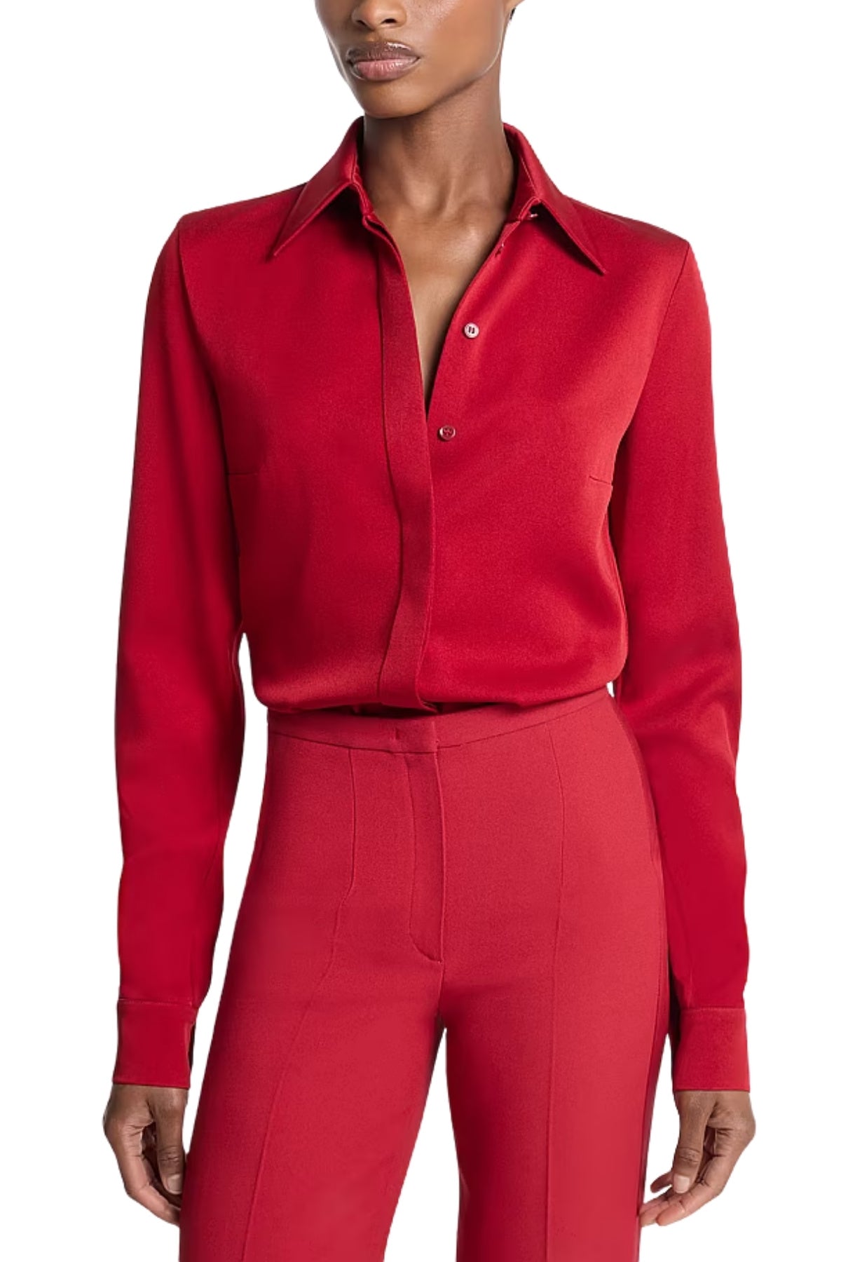 Hansen Satin Charmeuse Blouse-Michael Kors Collection-Boyds Philadelphia