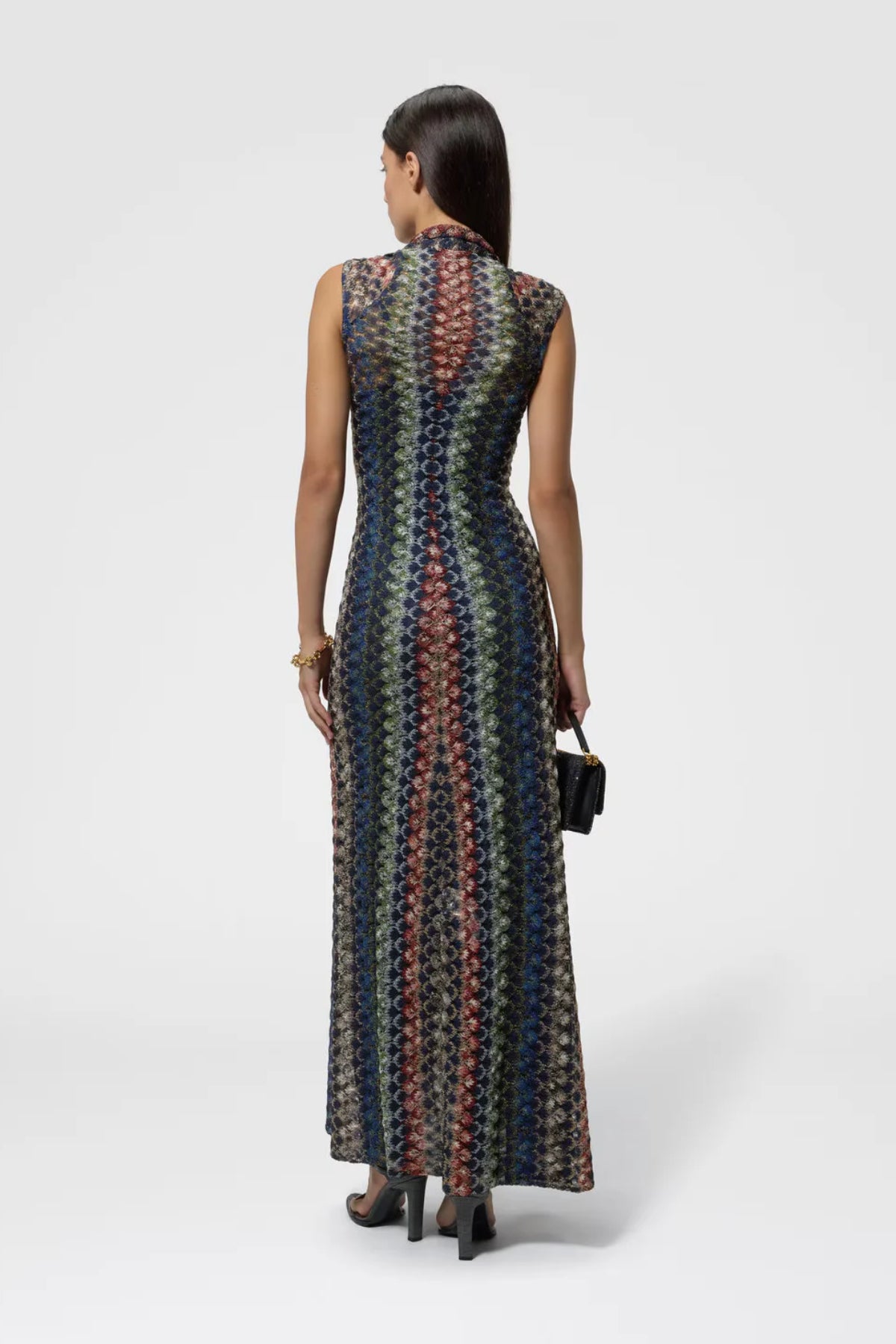 Long Lace Dress with Knot Detail-Missoni-Boyds Philadelphia