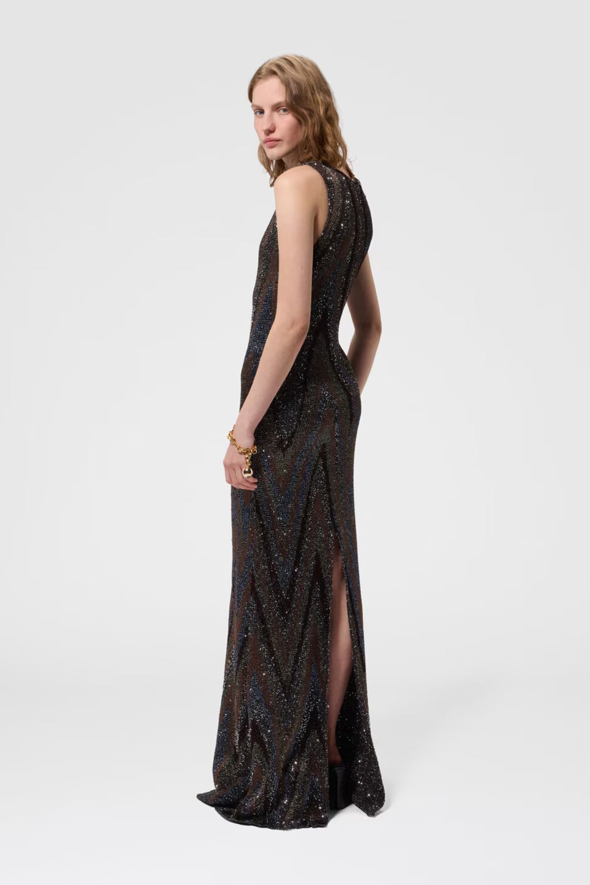 Long Dress in Zig Zag Jacquard-Missoni-Boyds Philadelphia