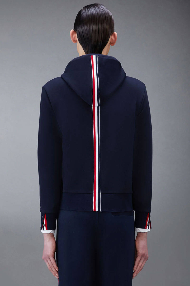 Back Stripe Hoodie-Thom Browne-Boyds Philadelphia