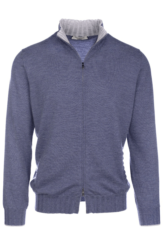 Duvet Cashmere Zip Sweater-Fioroni-Boyds Philadelphia