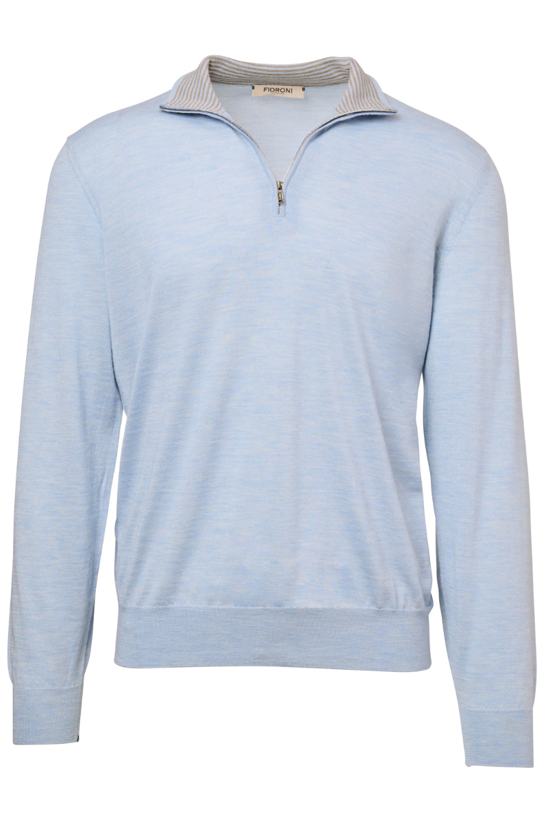 1/4 Zip Lightweight Sweater-Fioroni-Boyds Philadelphia