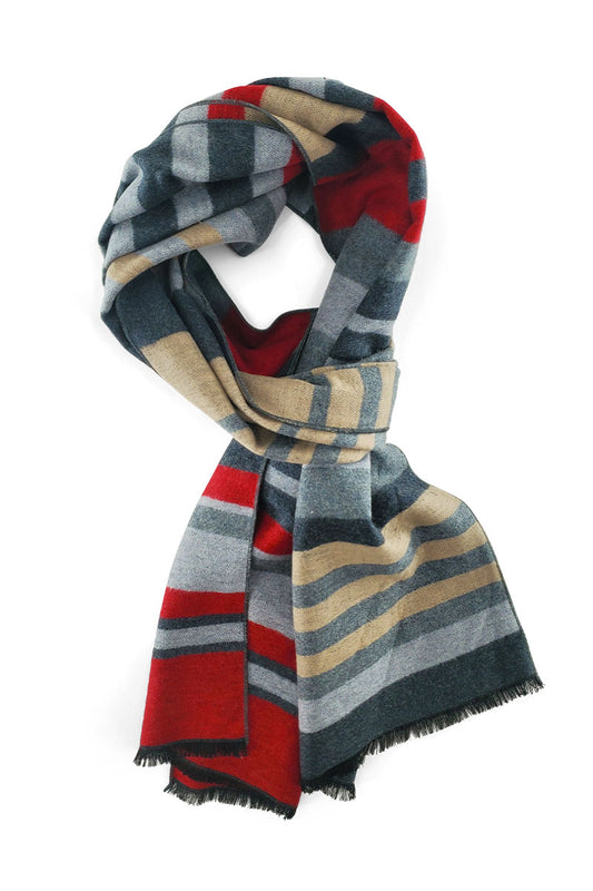 Candy Stripe Scarf-Chelsey By Joseph-Boyds Philadelphia