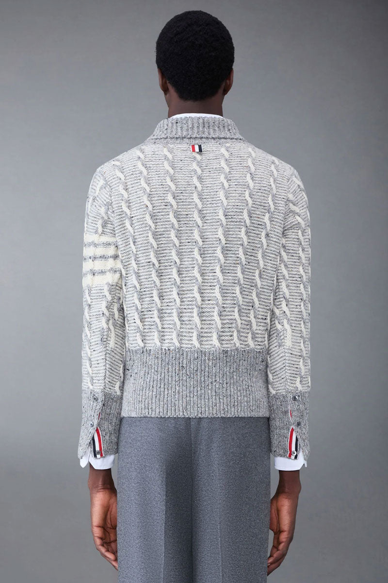 Donegal Twist Cable Pullover-Thom Browne-Boyds Philadelphia