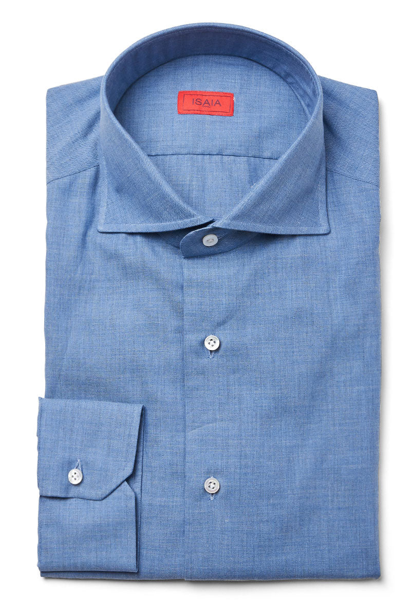 Brushed Sport Shirt-ISAIA-Boyds Philadelphia