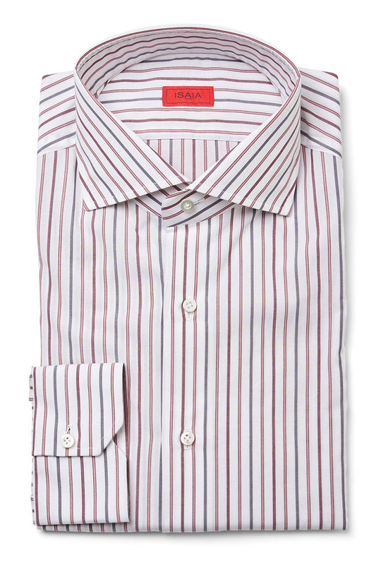 Stripe Dress Shirt-ISAIA-Boyds Philadelphia