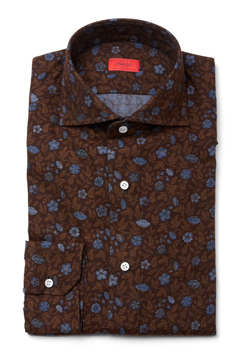 Floral Vine Sport Shirt-ISAIA-Boyds Philadelphia