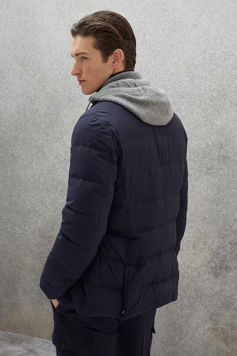 Blazer Style Down Jacket-Brunello Cucinelli-Boyds Philadelphia