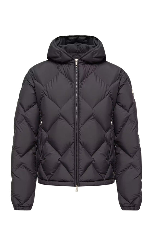 Arvouinne Hooded Triangle-Quilted Short Down Jacket-Moncler-Boyds Philadelphia