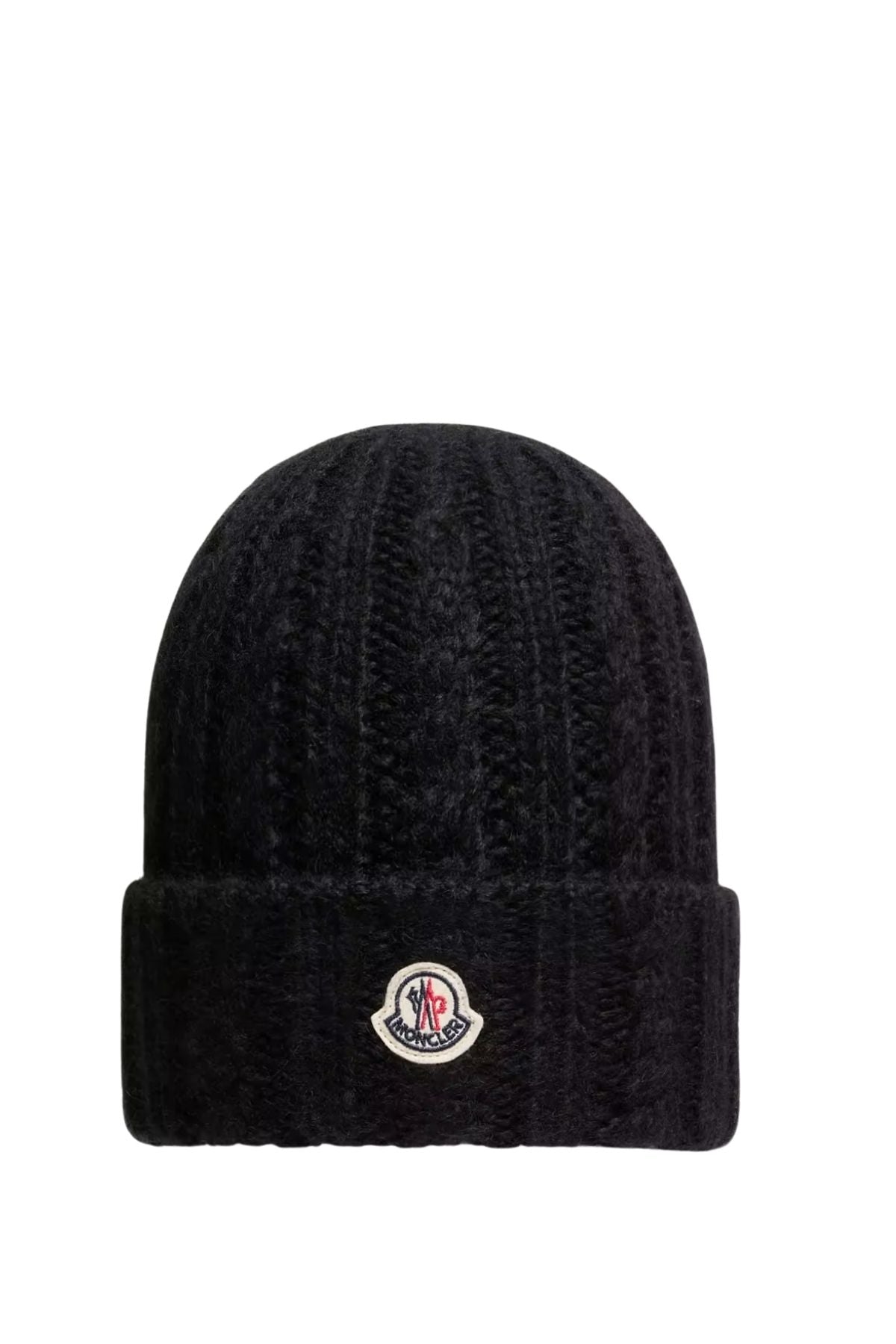 Cable Knit Wool Blend Beanie-Moncler-Boyds Philadelphia