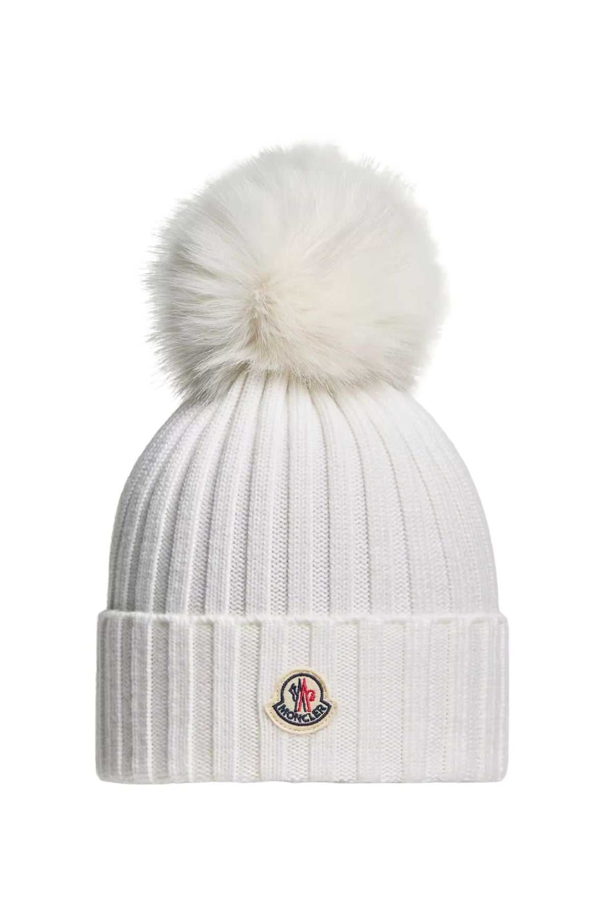 Wool Beanie with Pom Pom-Moncler-Boyds Philadelphia
