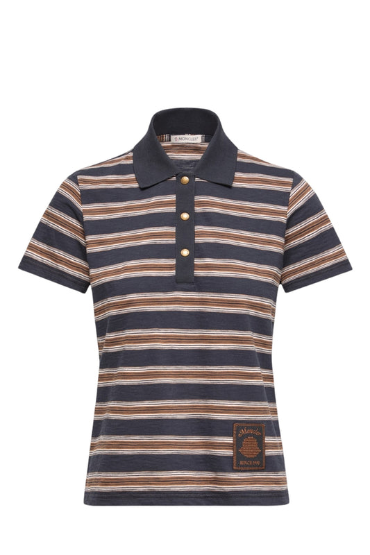 Striped Jersey Polo