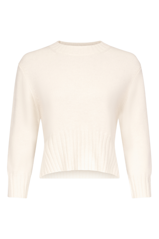 Mora Cropped Cashmere Sweater-Loulou de Saison-Boyds Philadelphia