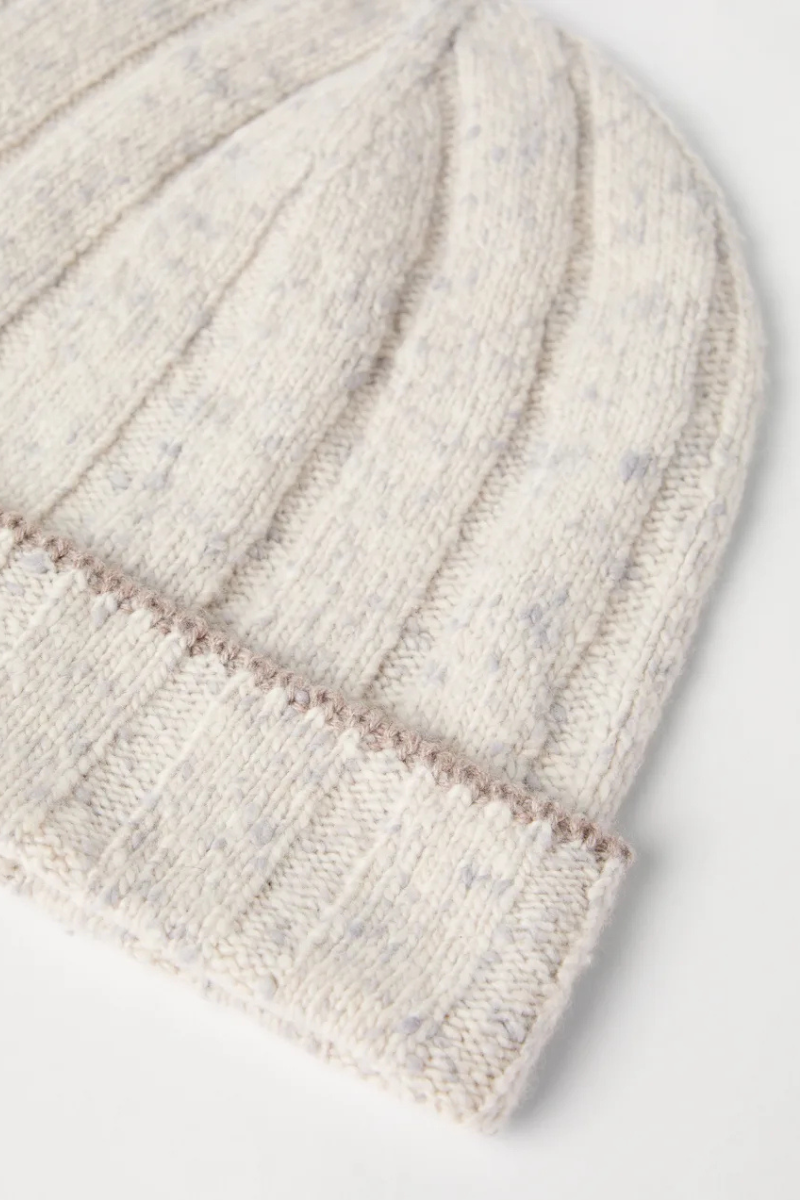 Flecked Cashmere Beanie-Brunello Cucinelli-Boyds Philadelphia