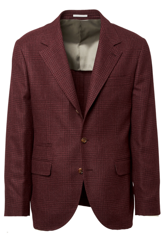 Prince of Wales Deconstructed Sport Jacket-Brunello Cucinelli-Boyds Philadelphia