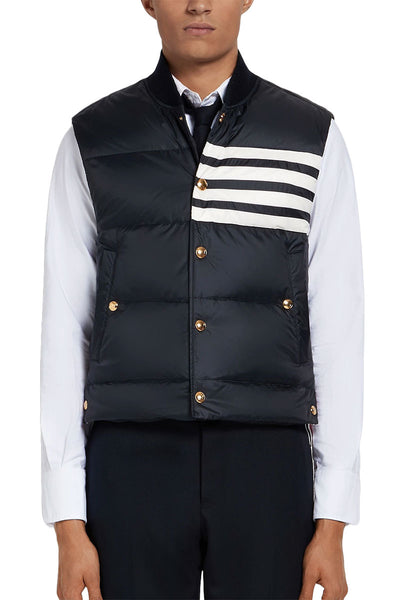 4-Bar Down Vest-Thom Browne-Boyds Philadelphia