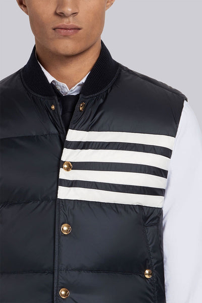 4-Bar Down Vest-Thom Browne-Boyds Philadelphia