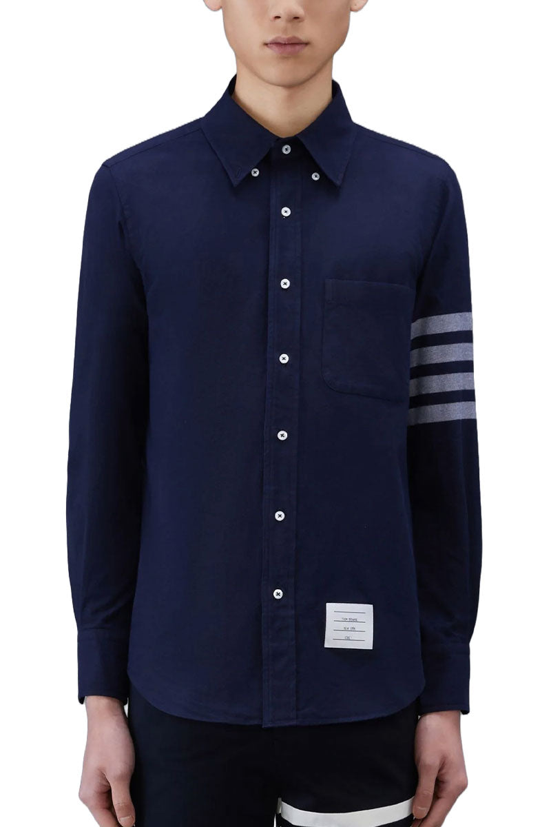 Flannel Button-Down Shirt-Thom Browne-Boyds Philadelphia