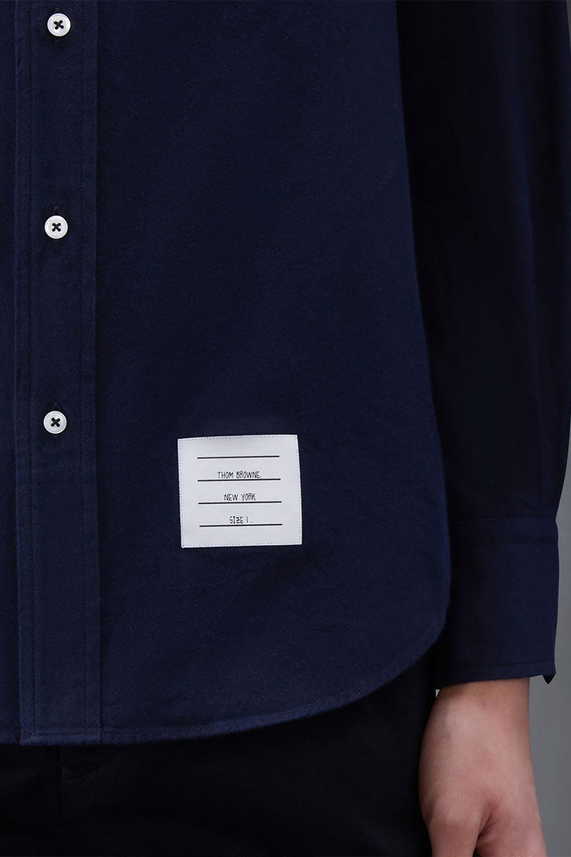 Flannel Button-Down Shirt-Thom Browne-Boyds Philadelphia