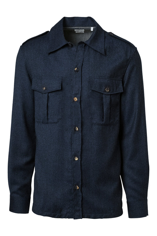 Denim Overshirt-Brunello Cucinelli-Boyds Philadelphia