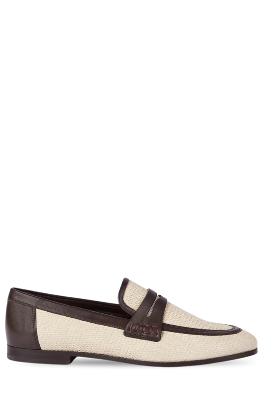 Techno Raffia Loafers-Brunello Cucinelli-Boyds Philadelphia