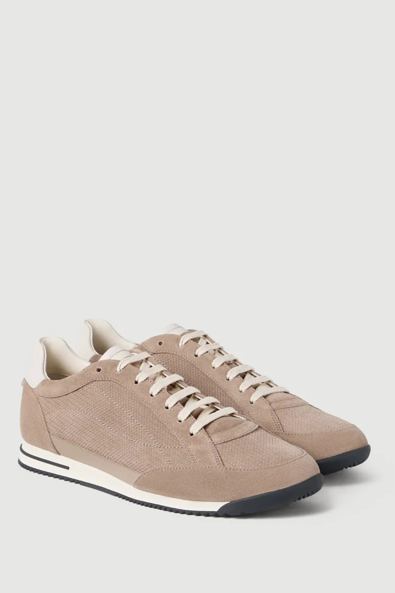 Knit-Effect Sneakers-Brunello Cucinelli-Boyds Philadelphia