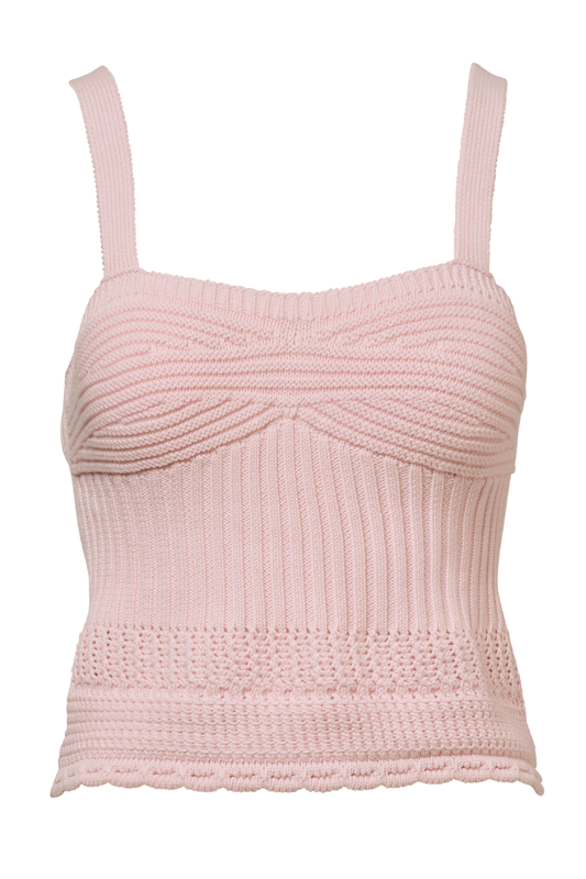 Scallop Edge Tank-Autumn Cashmere-Boyds Philadelphia