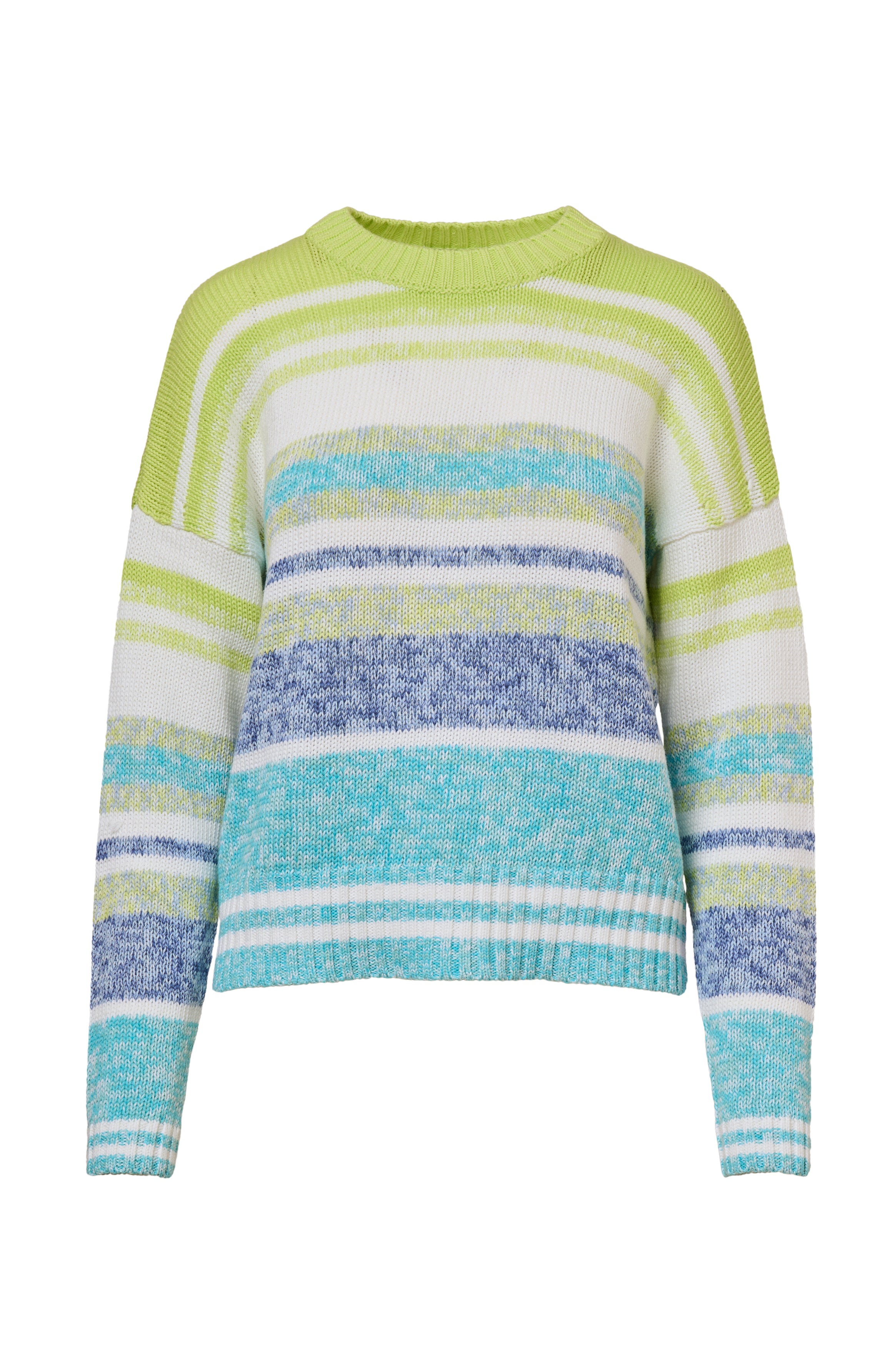 Marled Stripe Sweater by Autumn Cashmere