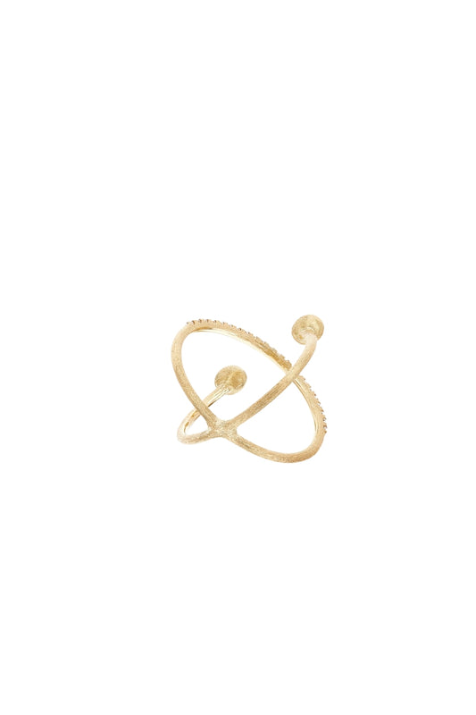 Soffio Criss Cross Ring (Small)-Nanis-Boyds Philadelphia