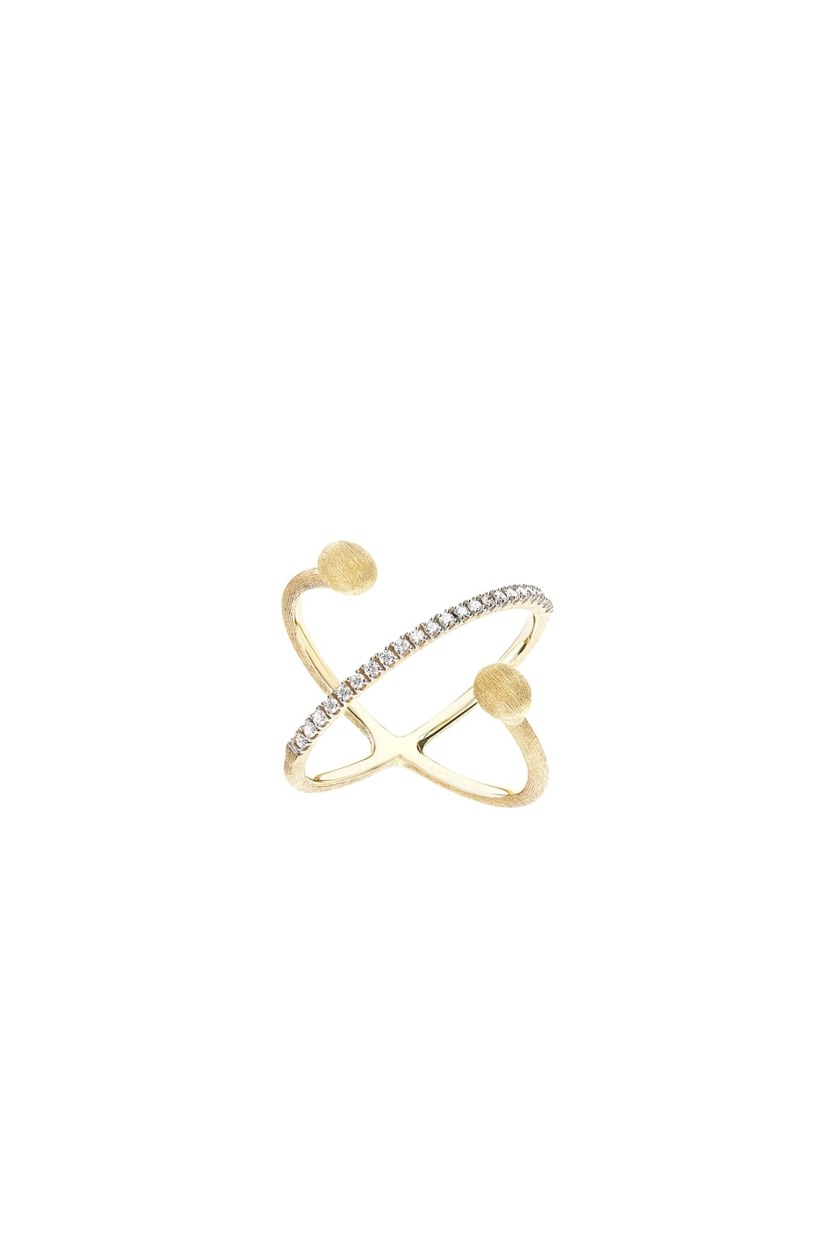 Soffio Criss Cross Ring (Small)
