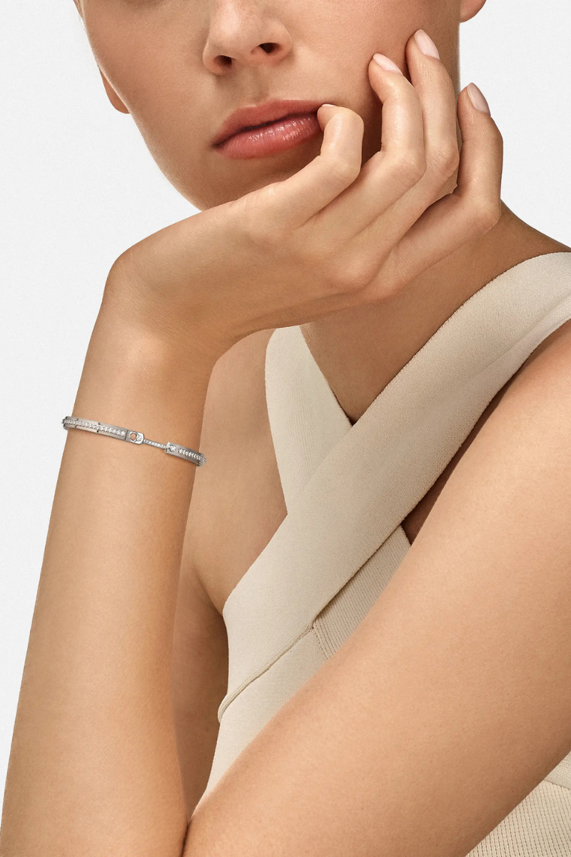 Tuxedo Mood Bangle, 4mm-Nouvel Heritage-Boyds Philadelphia