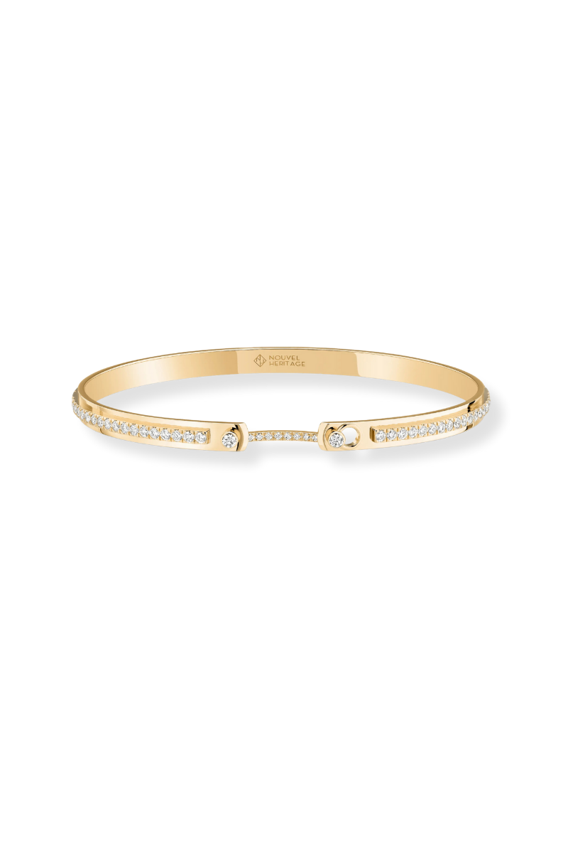 Tuxedo Mood Bangle, 4mm-Nouvel Heritage-Boyds Philadelphia