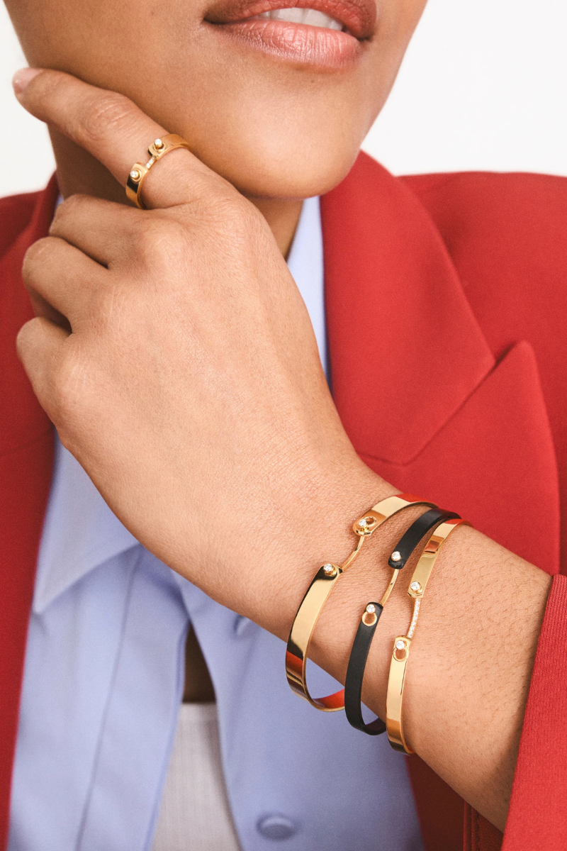 Midnight in Manhattan Mood Bangle, 4mm-Nouvel Heritage-Boyds Philadelphia