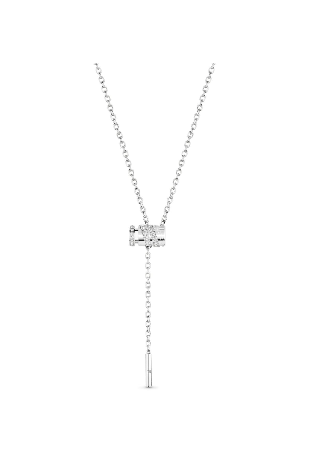 Paved Mini Latch Pendant