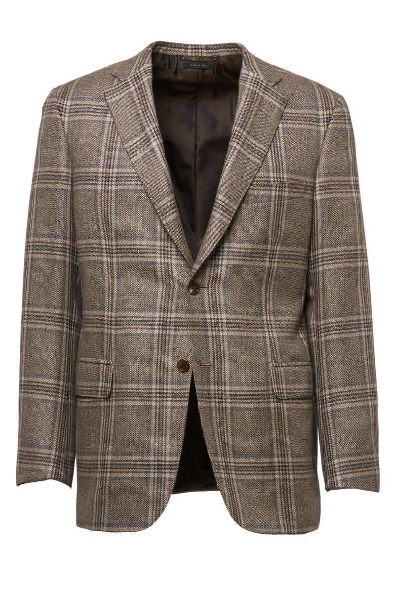 Cashmere Plaid Sport Jacket-Brioni-Boyds Philadelphia