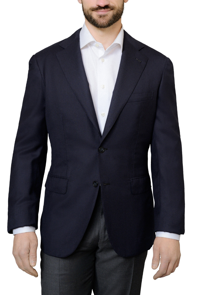 Navy Plume Sport Jacket-Brioni-Boyds Philadelphia