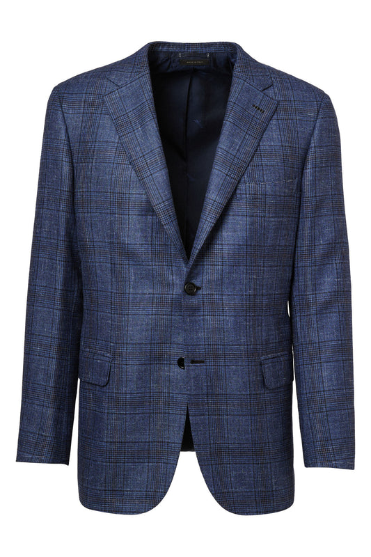 Wool-Blend Notched Lapel Sportcoat-Brioni-Boyds Philadelphia