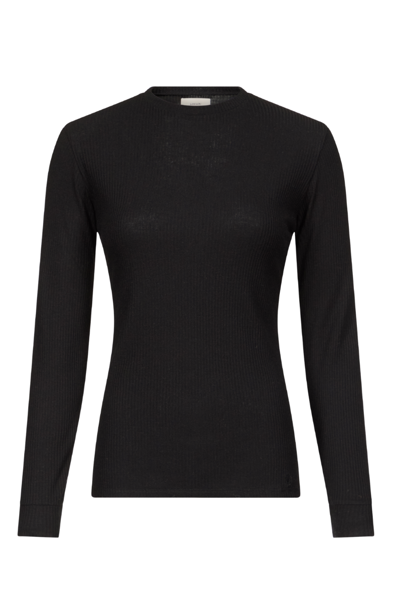 Ortiga Ribbed Jersey T-Shirt-Loulou de Saison-Boyds Philadelphia