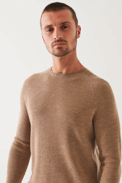 Ribbed Crewneck-Patrick Assaraf-Boyds Philadelphia