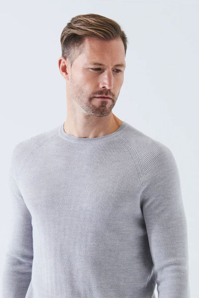 Ribbed Crewneck-Patrick Assaraf-Boyds Philadelphia